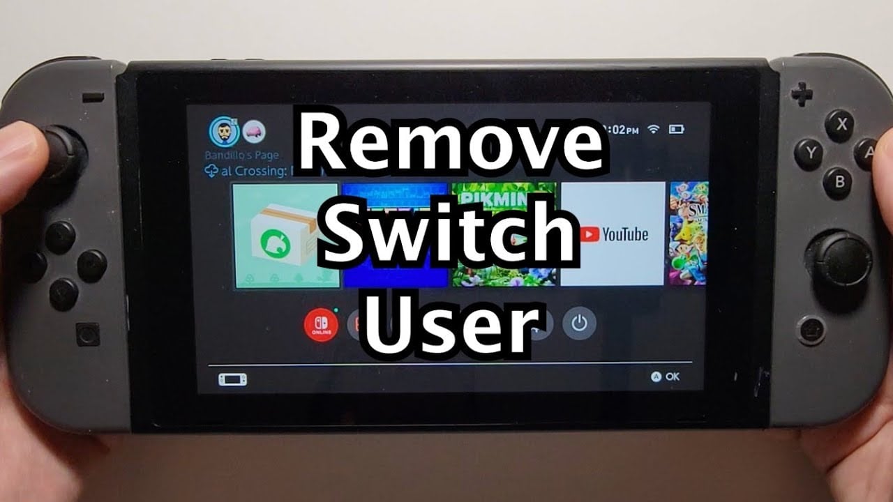 Nintendo Switch How to Remove Account