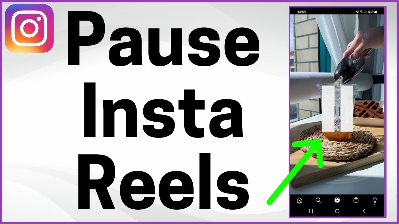 How to Pause Instagram Reels Video! (2022)