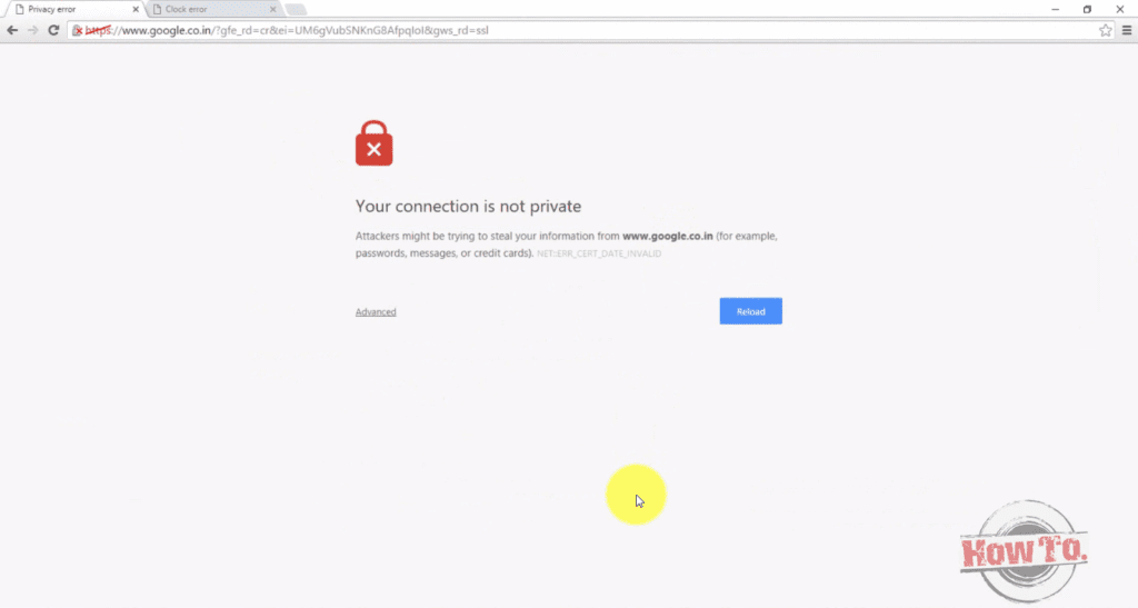 Fix Your Connection is Not Private Error In Chrome - 49