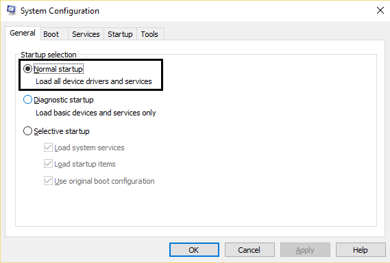 Fix MSCONFIG Won t Save Changes on Windows 10 - 4