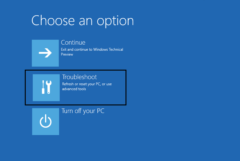  Pilih opsi di windows 10 automatic startup repair