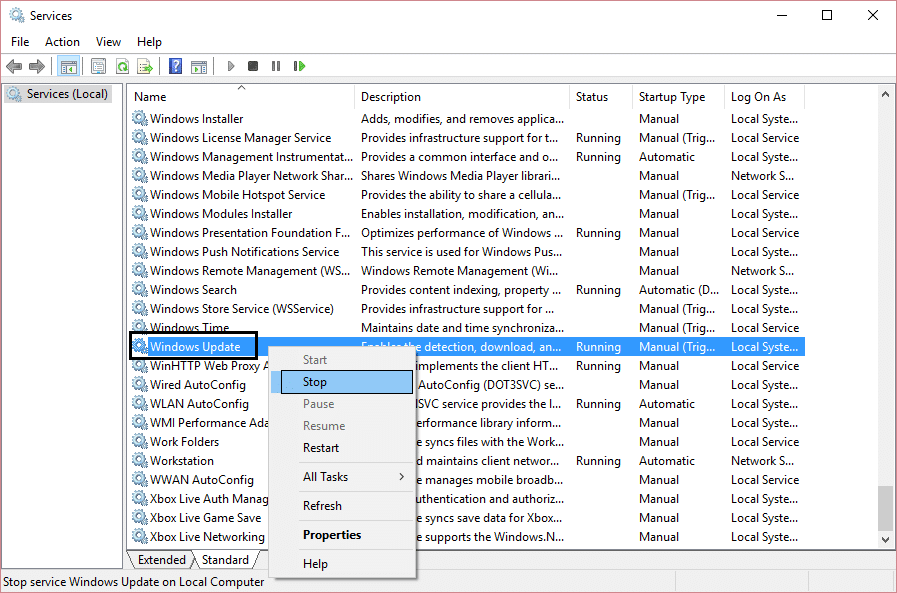  FIXEDE  Windows Update error 0x80248007 - 27