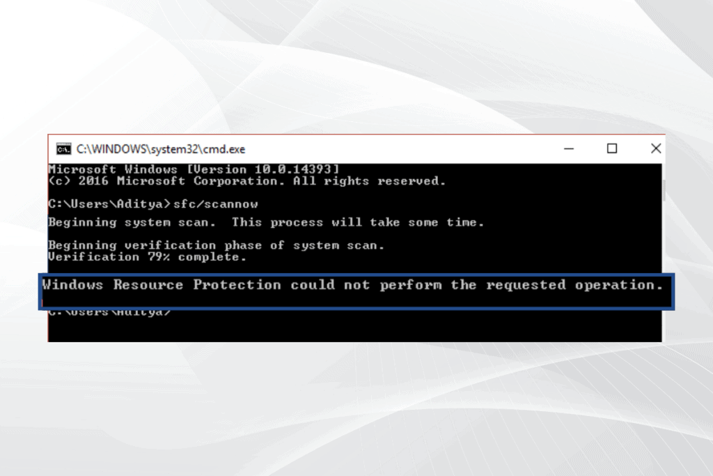 [FIXED] Windows Resource Protection could not perform the requested operation