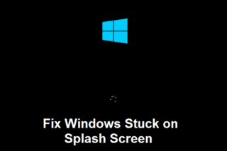 Fix Windows Stuck on Splash Screen – TechCult