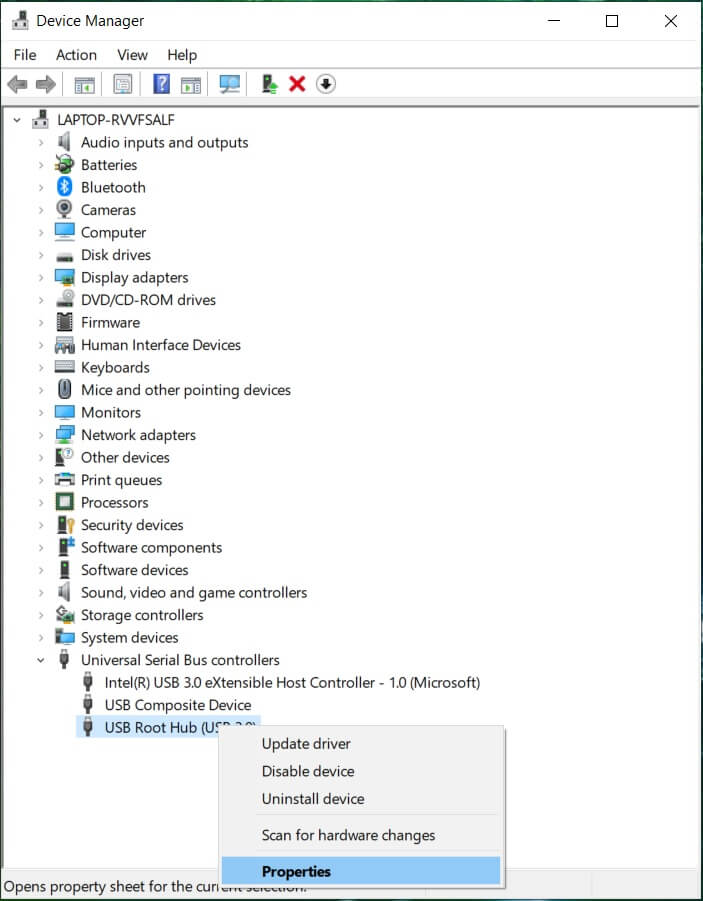  Luaskan pengontrol Universal Serial Bus di 