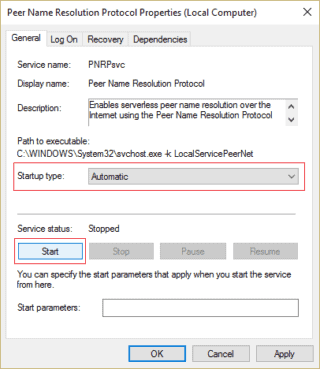 Troubleshoot Can't Start Peer Name Resolution Protocol Service – TechCult