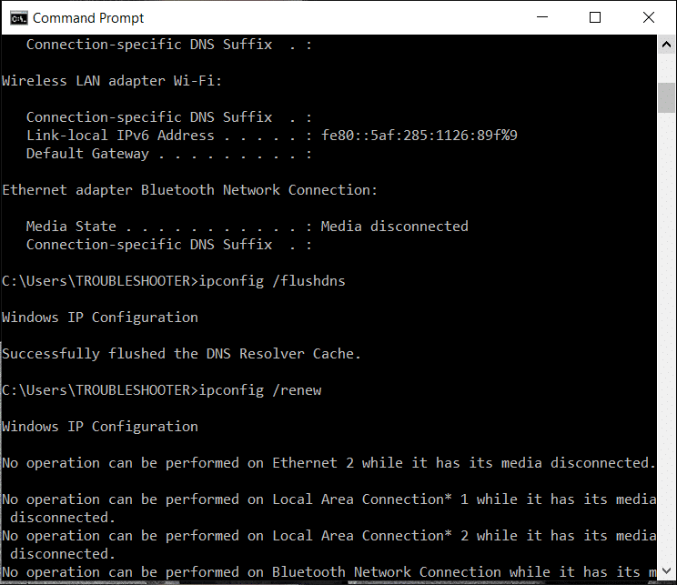 dns probe finished bad config error  SOLVED  - 2