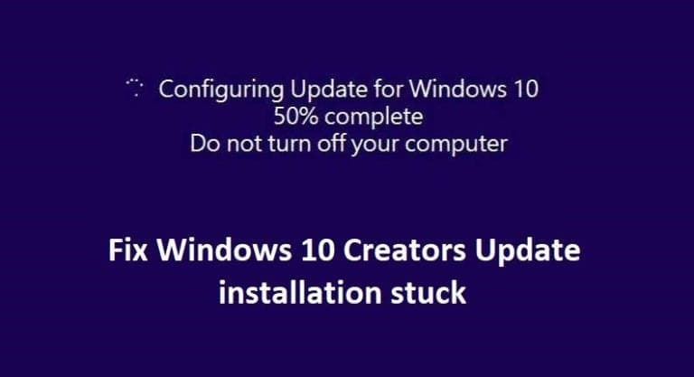Windows 10 Creators Update installation stuck [SOLVED] – TechCult