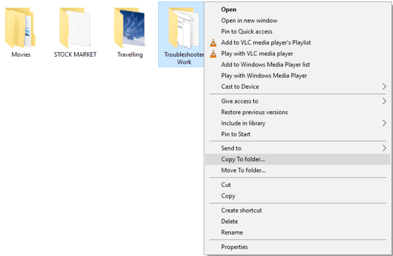 Add Copy To Folder and Move To Folder in the Context Menu in Windows 10 ...