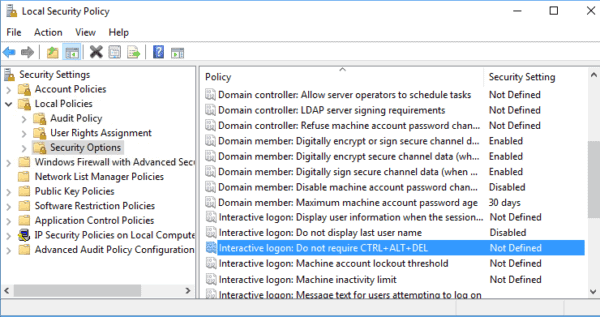 Enable or Disable Secure Login in Windows 10 – TechCult