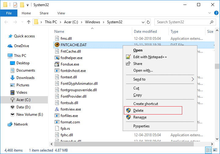 Rebuild Font Cache in Windows 10 - 57