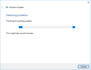 Fix We couldn't complete the updates, Undoing changes