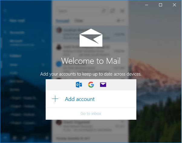 How to Setup Gmail in Windows 10