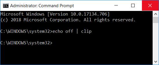 Clear Clipboard using Command Prompt or Shortcut - 80