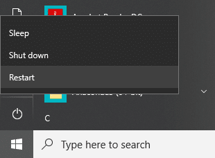 Fix Taskbar Search Not Working in Windows 10 - 7