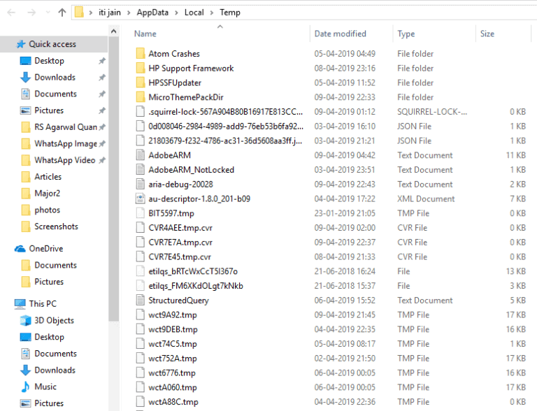 How To Delete Temporary Files In Windows 10 – TechCult