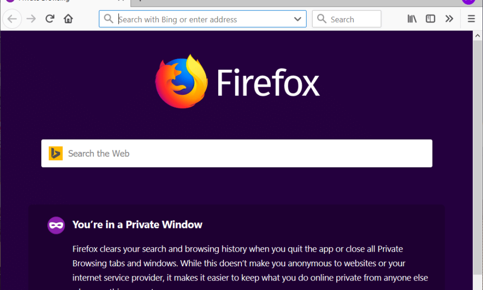 Always Start Web Browser in Private Browsing Mode by Default - 76