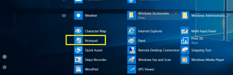 Where is NOTEPAD in Windows 10? 6 Ways to open it! – TechCult