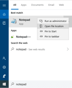 Where is NOTEPAD in Windows 10? 6 Ways to open it! – TechCult