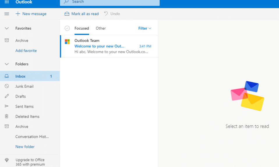 outlook com create new account