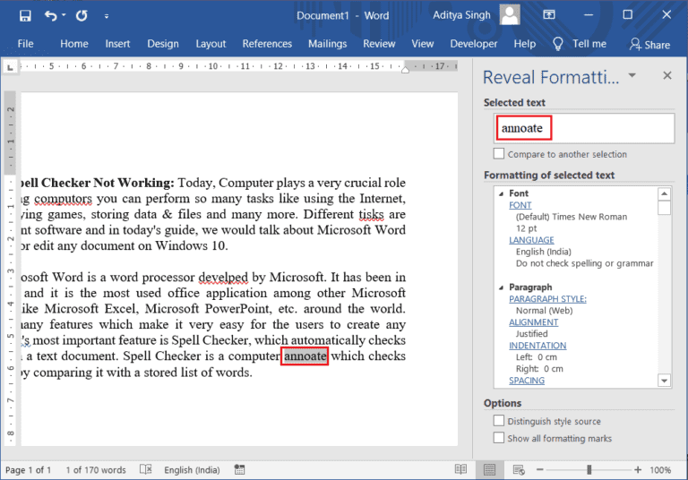 Fix Spell Check Not Working in Microsoft Word TechCult