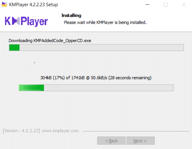  Instal KM Player di Windows 10
