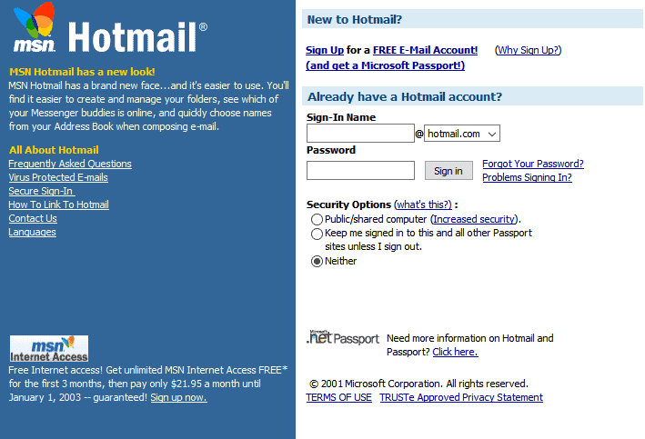 Msn Hotmail Email