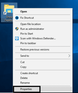 How to Add Show Desktop Icon to Taskbar in Windows 10 – TechCult
