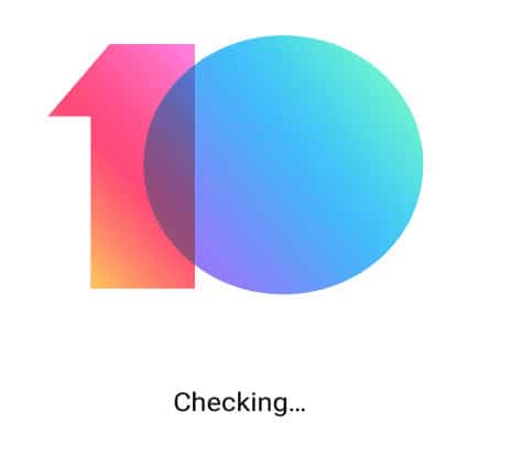 Your phone will start checking if any update is available for your phone