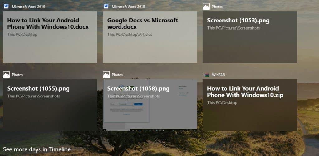 Easily View Chrome Activity On Windows 10 Timeline
