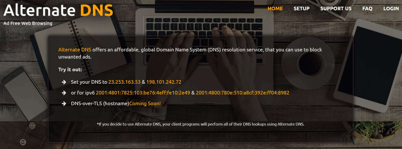alternate dns