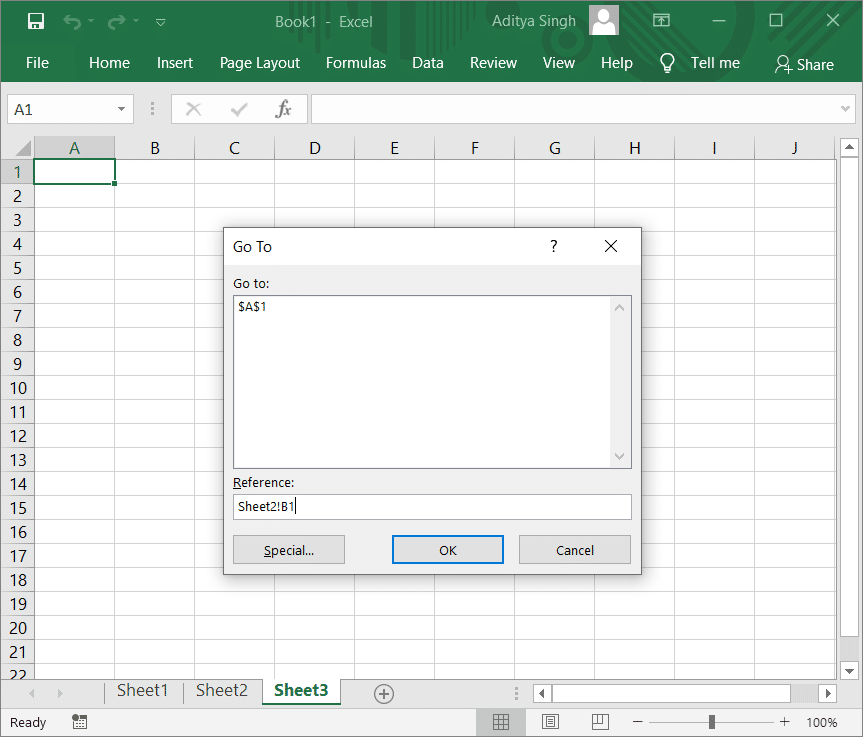  Beralih Antar Lembar Kerja dengan Cepat di Excel