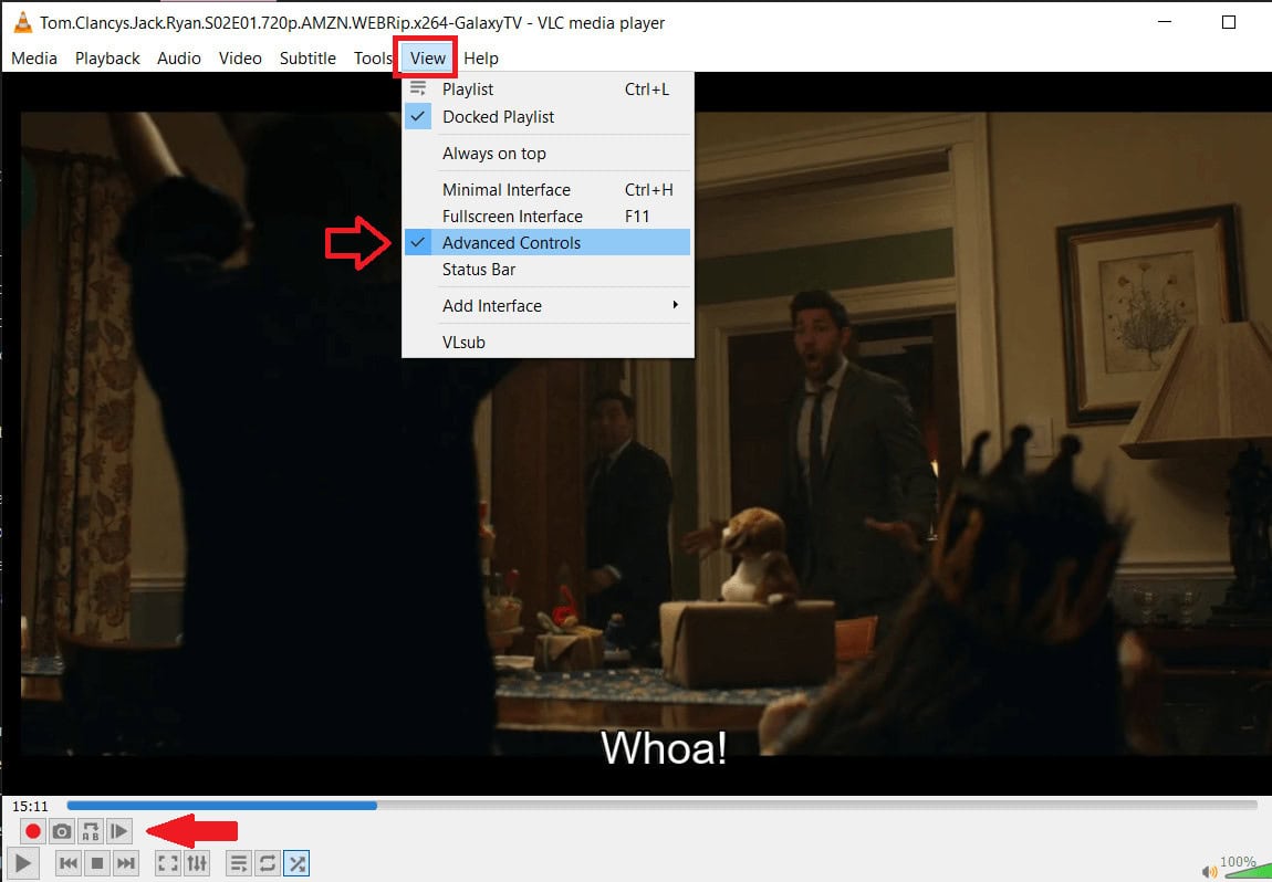 Click on the View tab and toggle on ‘Advanced Controls’