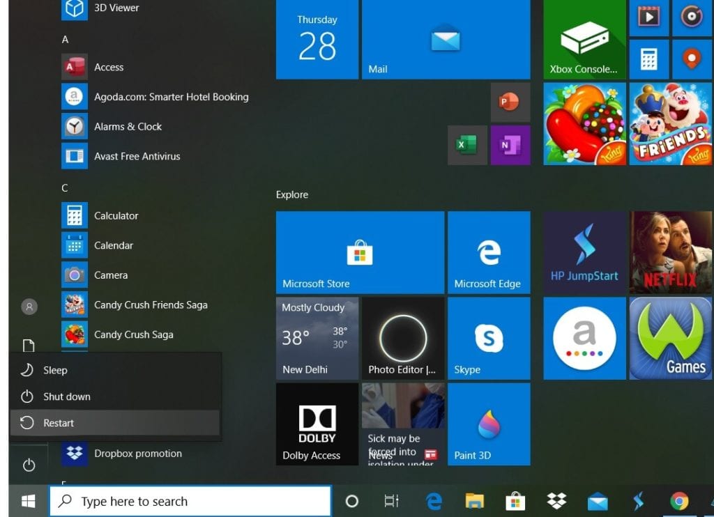 6 Ways to Reboot or Restart a Windows 10 Computer – TechCult