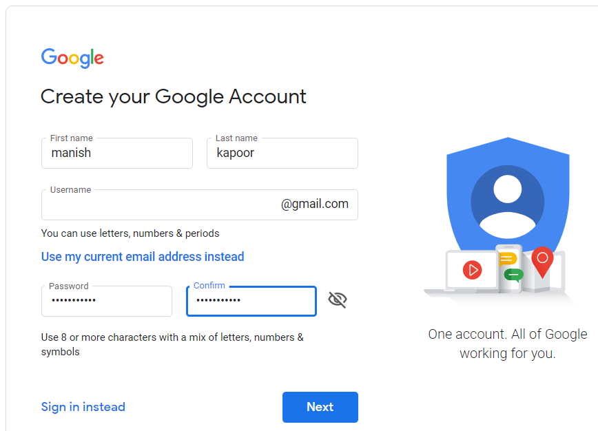 How To Create Gmail Account Without Adding Your Phone Number