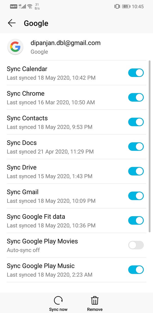 Fix Google Calendar not syncing on Android - 98