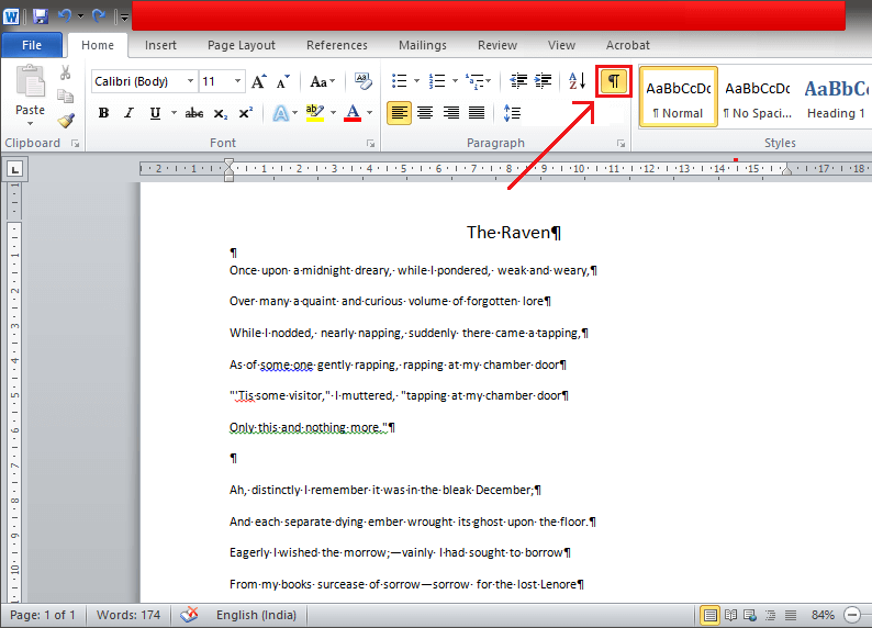 3 Ways to Remove Paragraph Symbol     in Word - 33