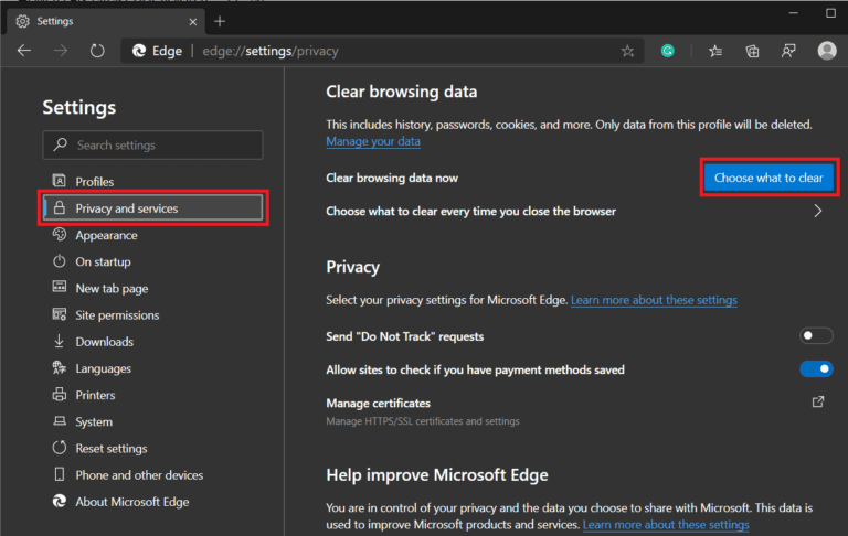 Fix Can't Connect Securely to this Page Error in Microsoft Edge – TechCult