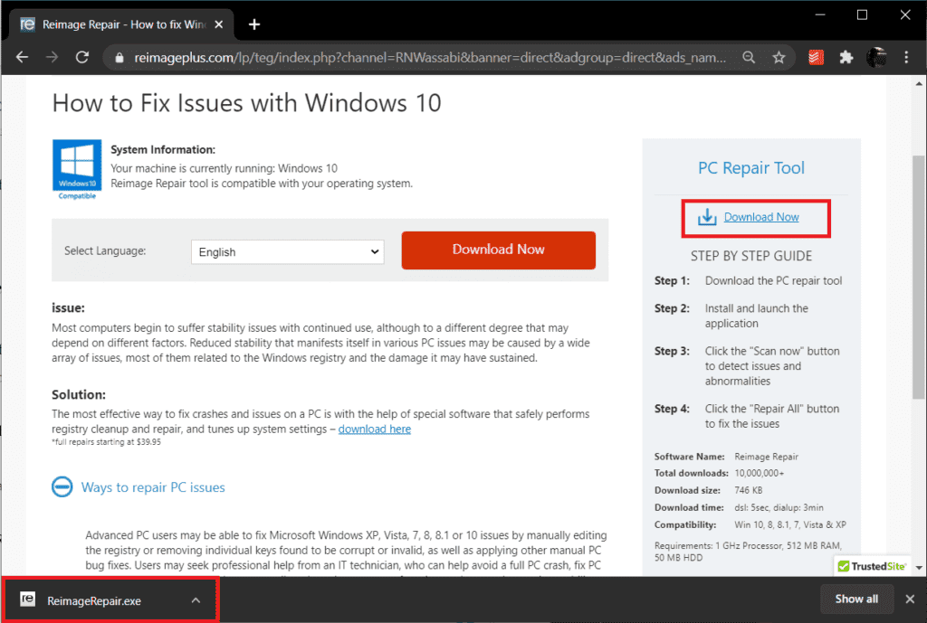 Fix A problem has occurred in BitDefender threat scanner – TechCult