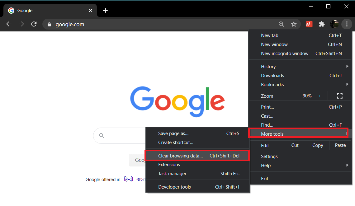 Fix Err Connection Closed in Chrome - 67