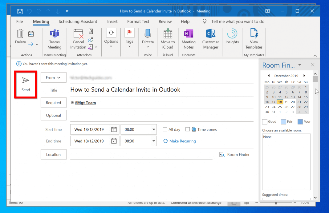 How To Send A Calendar Invite In Outlook 2025 Davine Merlina