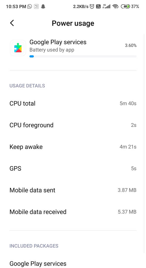 Fix Google Play Services Battery Drain - 58