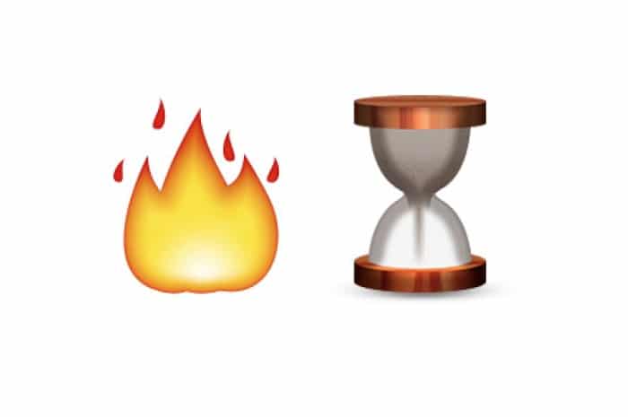 What does the Hourglass emoji mean on Snapchat