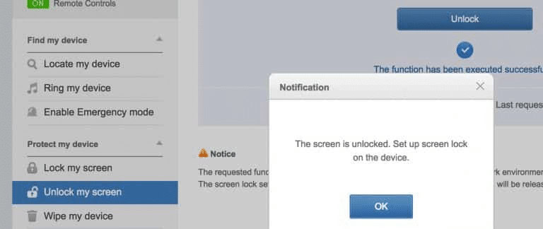 Now tap on the Unlock button
