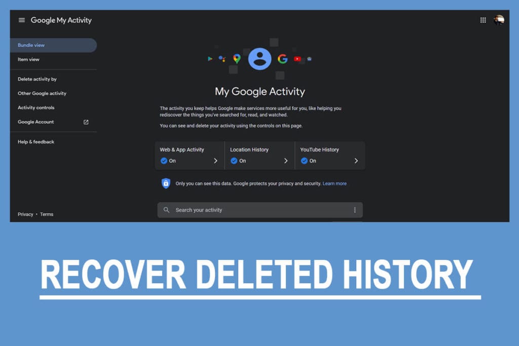 Recover Deleted History