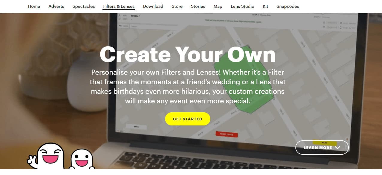 open snapchat.com on your browser.