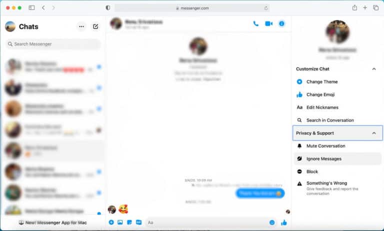 Ignore Message Screen How to Ignore and Unignore Messages on Messenger – TechCult