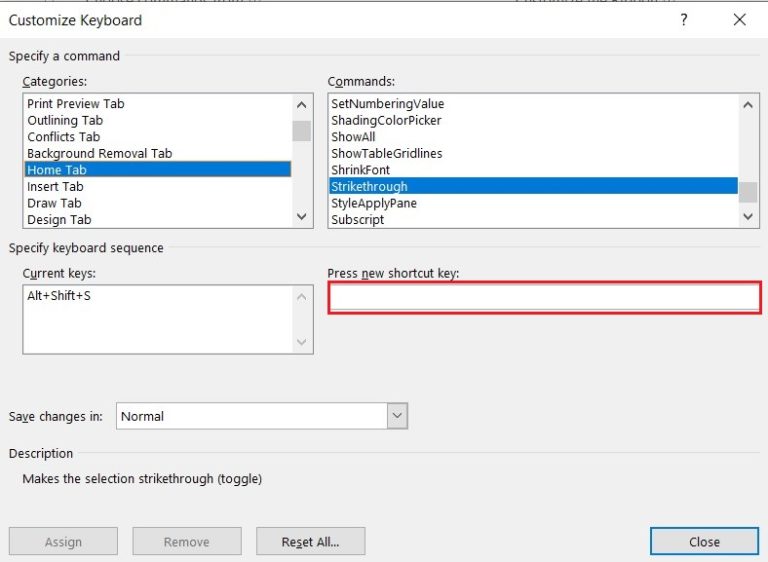 What is the Keyboard Shortcut for Strikethrough? TechCult