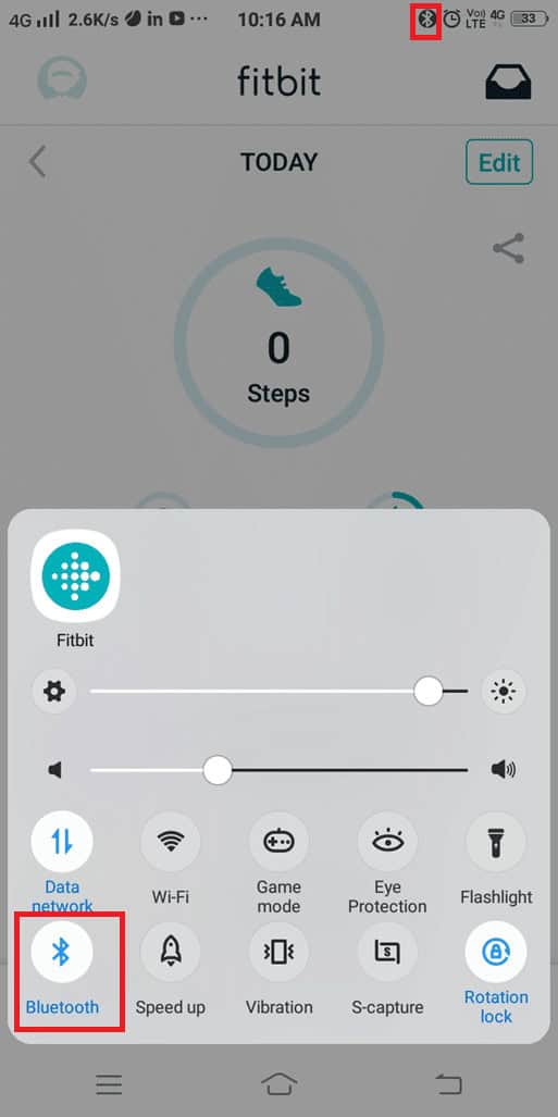 If it is not enabled, tap on the icon and enable it 