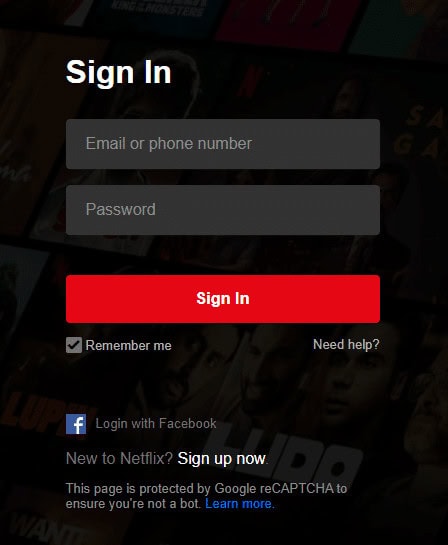 Click the link attached here and sign in to your Netflix account by using the login credentials.